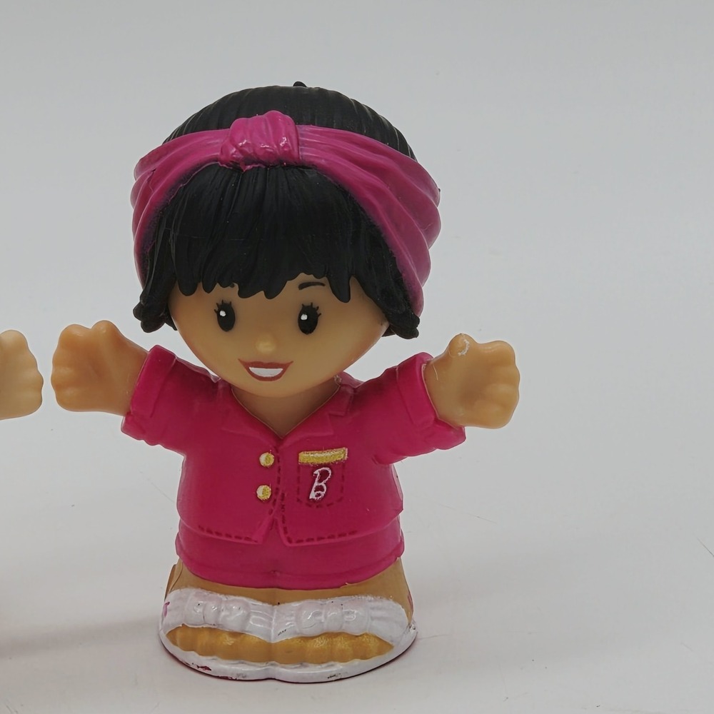Lot 4 Fisher-Price Little People Barbie Race Car Swimming African American *READ - Picture 5 of 16